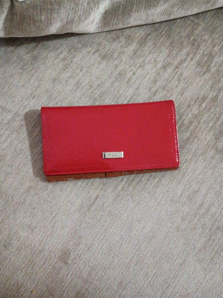 Red Ralph Lauren Wallet
