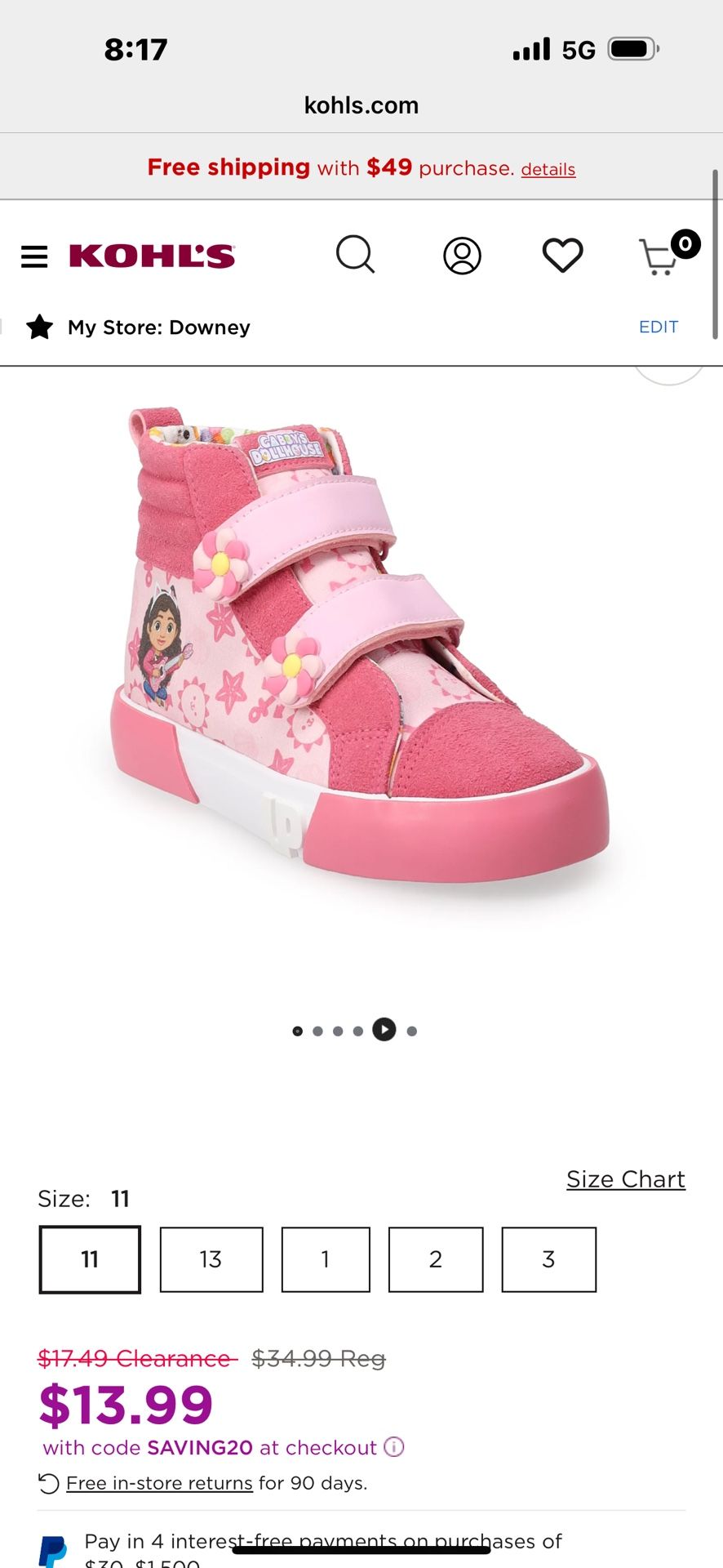 Gabby’s Dollhouse Sneakers