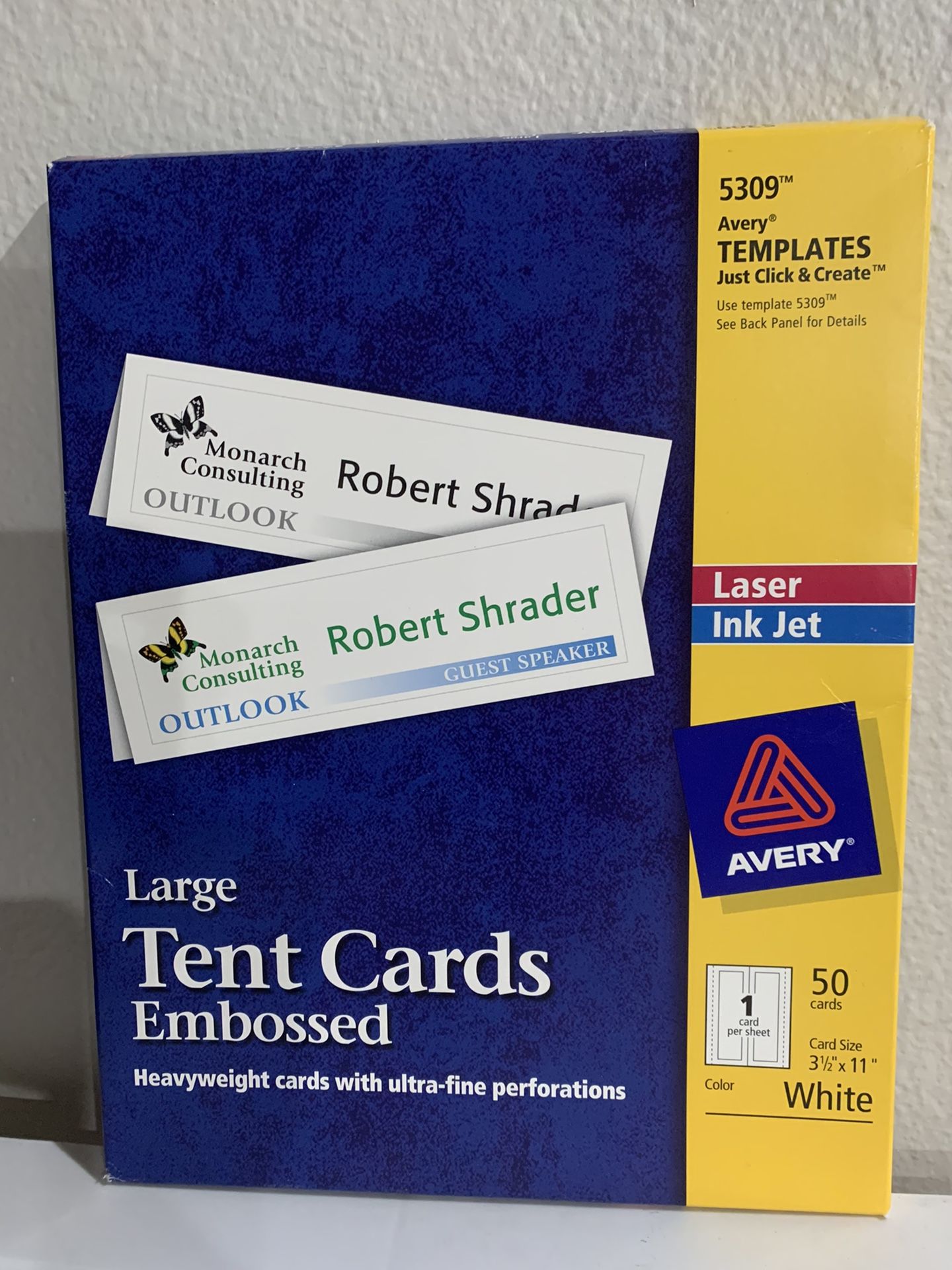 Avery Tent Cards