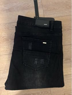 black Amiri jeans