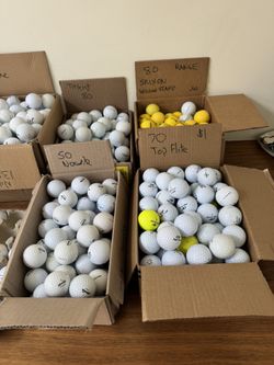 Huge Lot of 690+ Golf Balls – Titleist, Nike, Callaway, TaylorMade & More