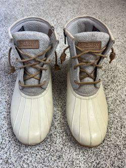 Sperry Saltwater Emboss Wool Boots
