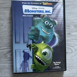 Monster Inc. DVD 