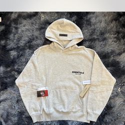 Fear Of God Essentials Hoodie “light Oatmeal”
