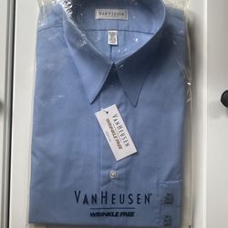 Mens Large Long Sleeve Dress Shirt