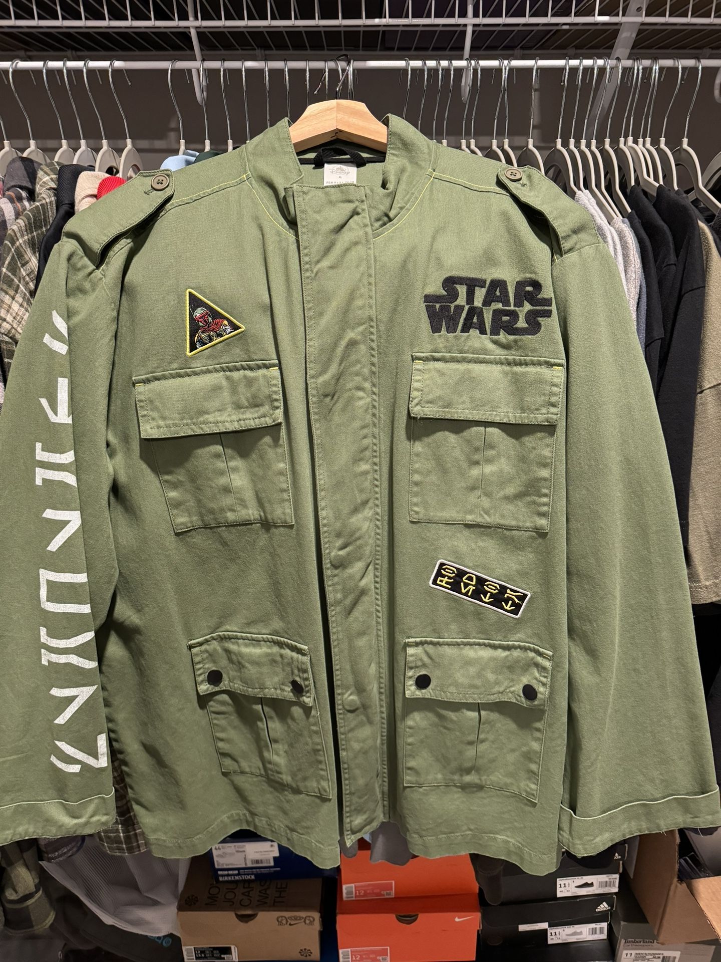 Disney Star Wars Boba Fett Retro Military Jacket