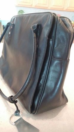 Ladies leather business bag