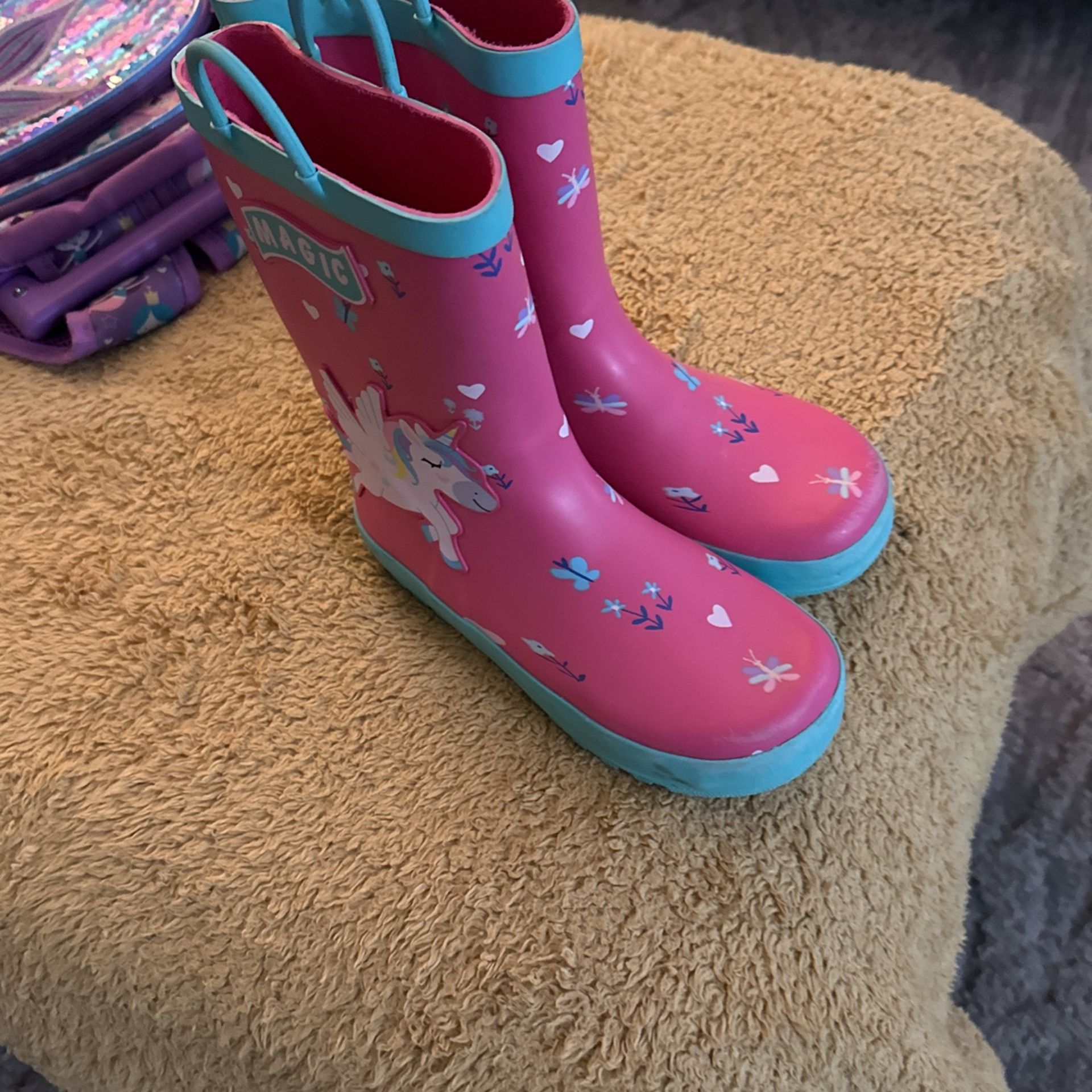 Little Girls Rain Boots 