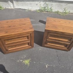 2 Nightstands end tables dressers