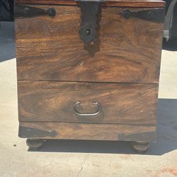 Crate and Barrel side table