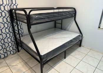 Twin-full bunk bed for sale, available for fast delivery ✅