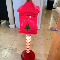 Lighted Letters to Santa Mail Box Blow Mold Outdoor Christmas Decoration  Price Is FIRM