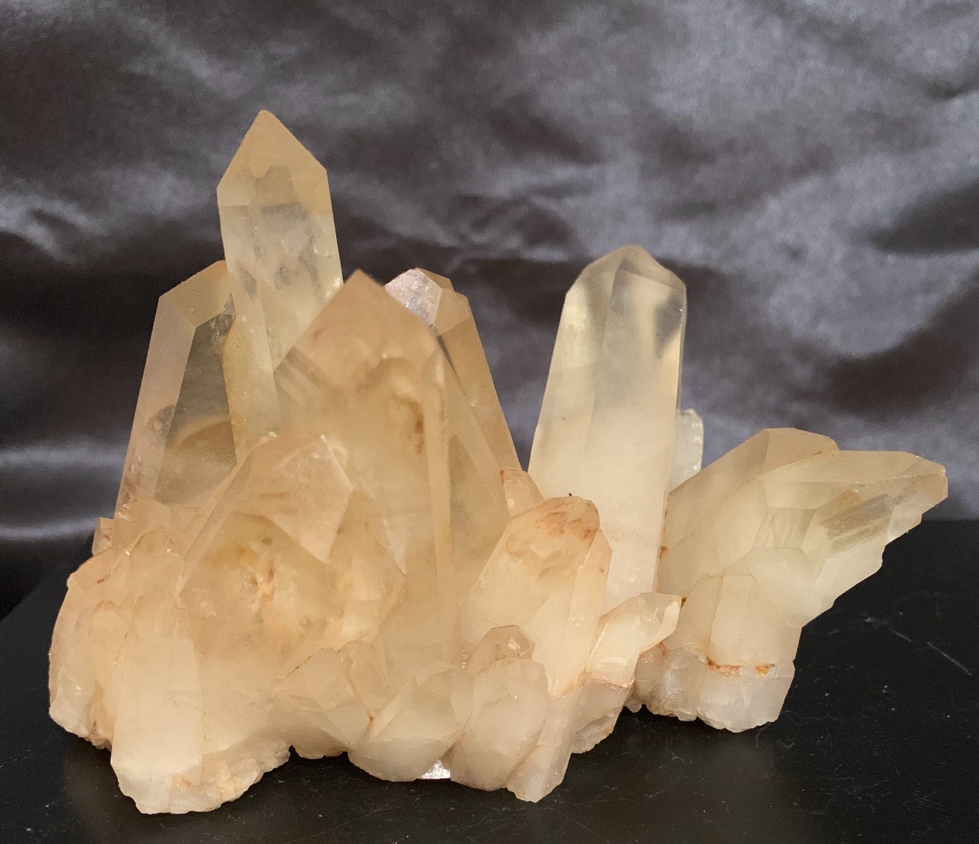 Super Nice Honey Colored Citrine Quartz Cluster