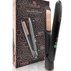 Royale Black and Gold Cordless Hair Straightener