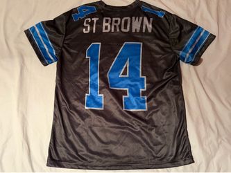 Amon-Ra St. Brown #14 Detroit Lions NFL Jersey; Men’s XL