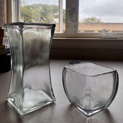 Glass Vases 9 Pieces for flowers, weddings, parties and events Thumbnail