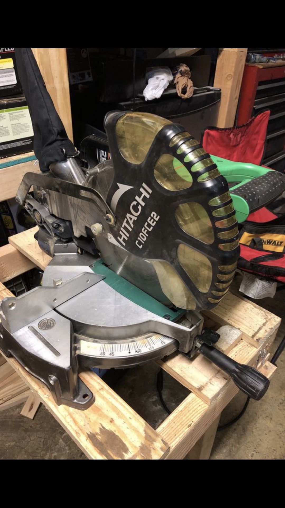 Hitachi 10” chop saw