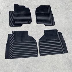 2020 Chevy Silverado Crew Cab Floor Mats Black Rubber