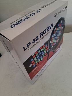 Brand new Eliminator Lighting LP 42 RGBW LED Par fixture. ( DJ & CLUB LIGHTING )AVAILABLE 🙂