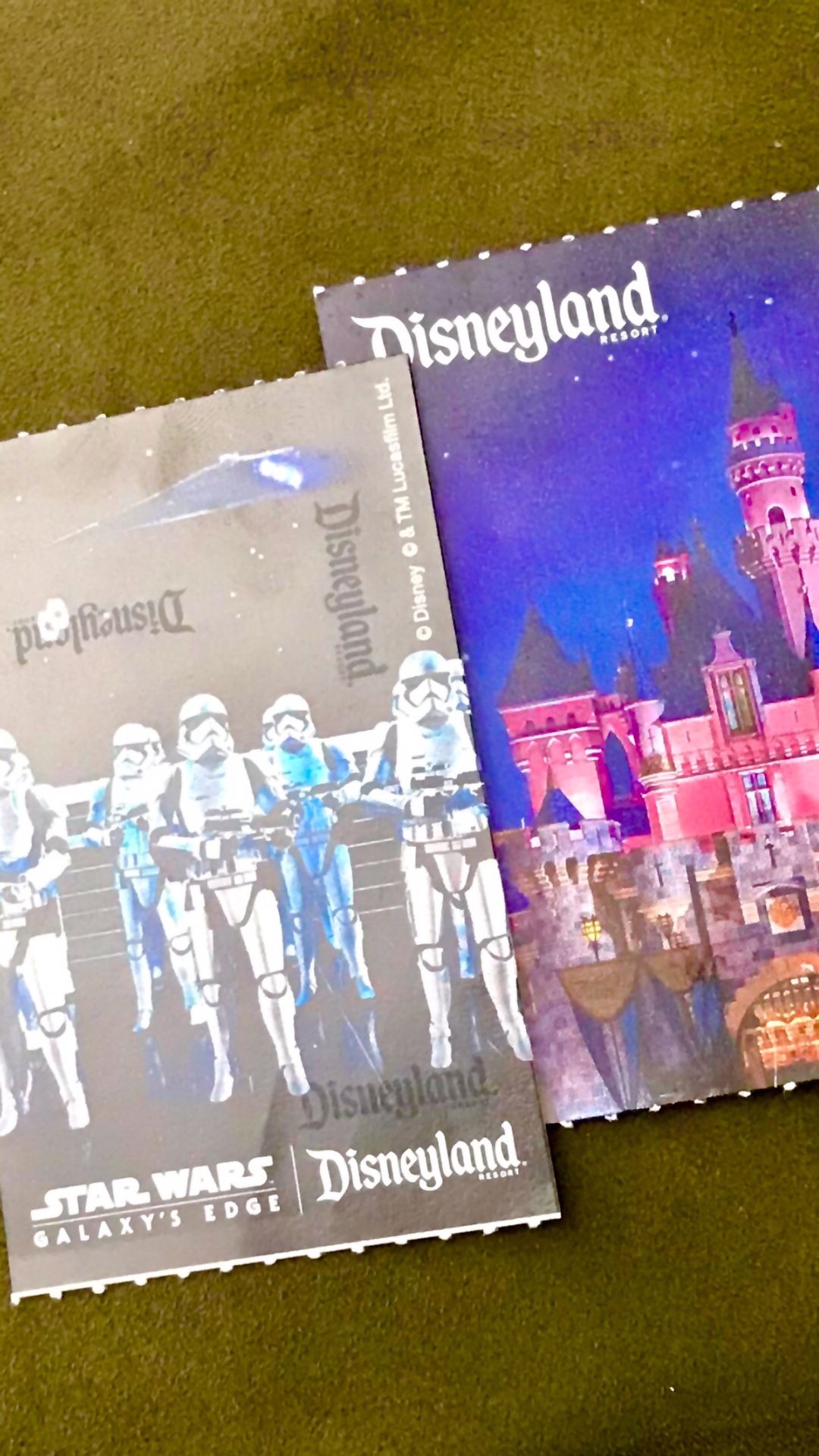 two tickets to disneyland tier 6 one day one park due day is 9/10/25 you can go anyday $150 each