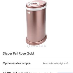 Ubbi Diaper Pail, Papelera Para Pañales De Bebé  
