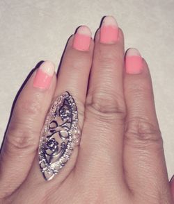 Silver Plated ring size 7