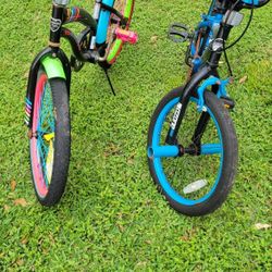 Girl And Boys Bike