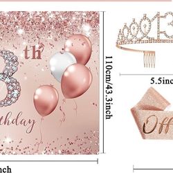 13th Birthday Decor