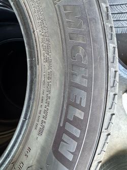 Set of used MICHELIN. Tires.   225/65/17.