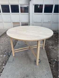 IKEA SOLID WOOD DINING TABLE 45” WIDE
