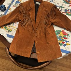 Cowgirl Suede Leather Jacket - Vintage