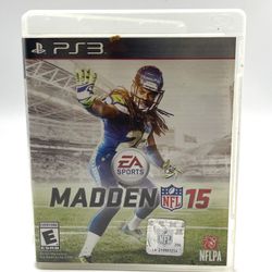 Madden NFL 15 Sony Playstation 3 PS3 Football Sports Video