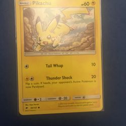 Pikachu 40/147 Burning Shadows Pokemon NM