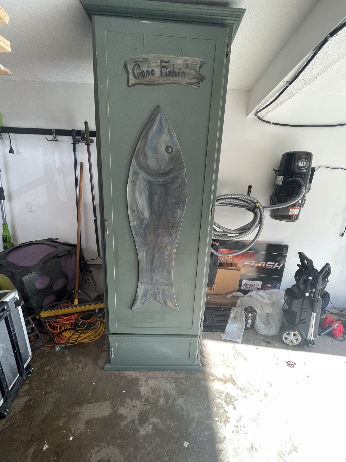 Fishing Rod Storage Cabinet