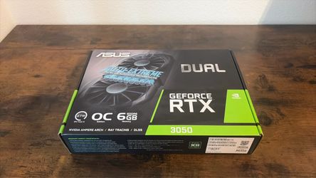 6GB GDDR6 OC Edition Gaming Graphics Card - PCIe 4.0, HDMI 2.1, DisplayPort 1.4a, 2-Slot Design, Axial-tech Fan Design, Steel Bracket