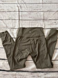 Lululemon High-Waist Leggings Olive Green