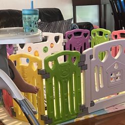 Baby Play Yard 20 Panels With Gate 