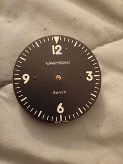 Wakmamn 8 Day a.c. U.S. Army aircraft clock
