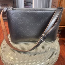 Louis Vuitton Allston shoulder bag, part of the vintage Monogram Mat collection.