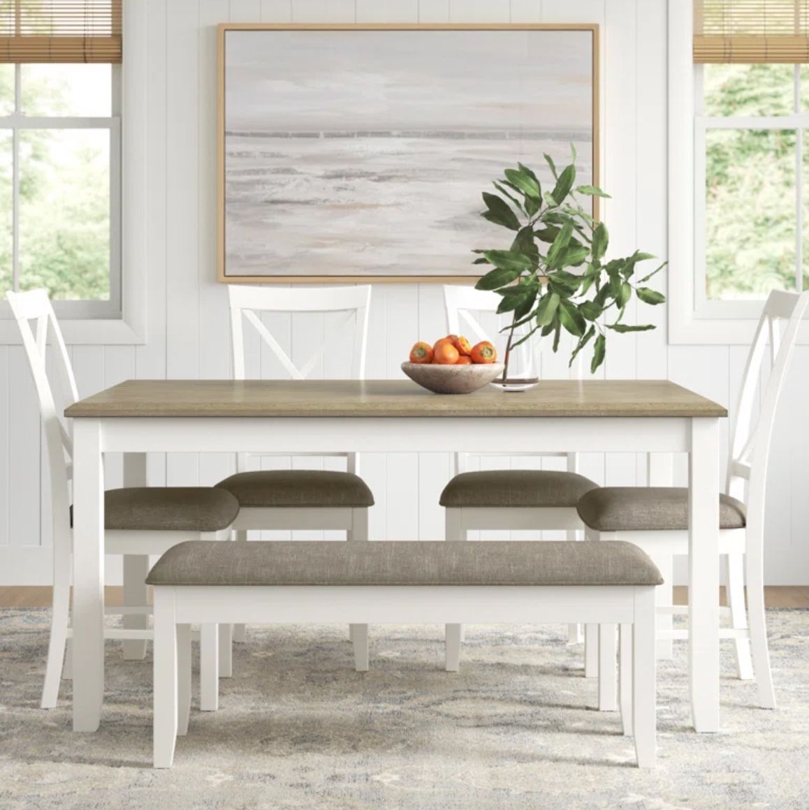 Atiqa 6 - Piece Table and Chair Set
