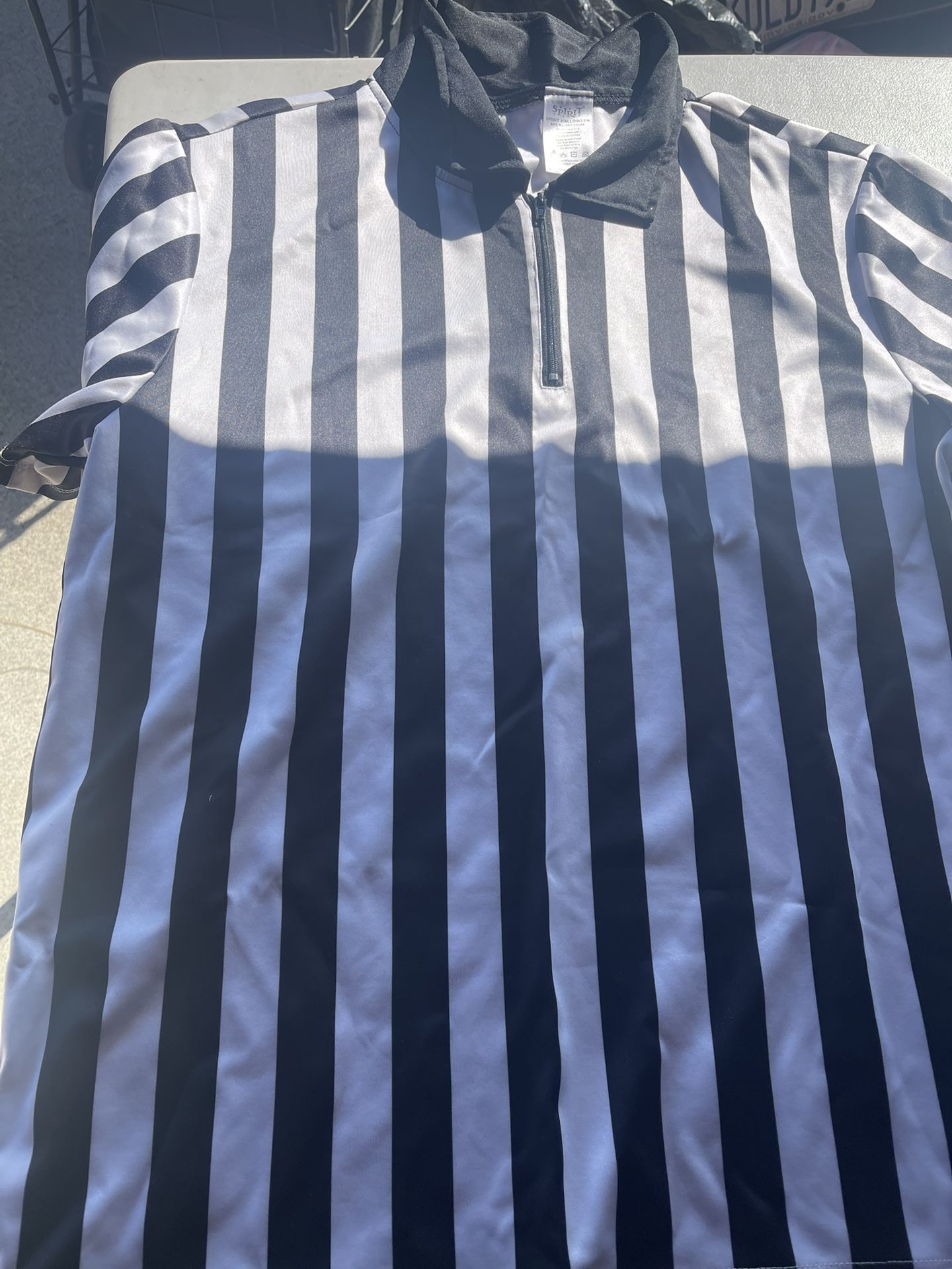 Adult Referee Shirt Halloween Costume