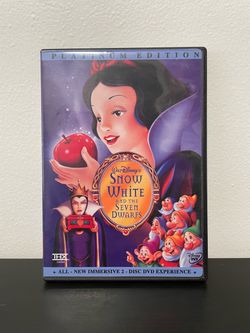 Snow White And The Seven Dwarfs DVD Platinum Edition Disney 2-Disc Movie 1937