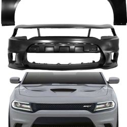 Front Bumper and Left and Right Fenders For Dodge Charger Scat Pack Hellcat RT 2015 through 2021