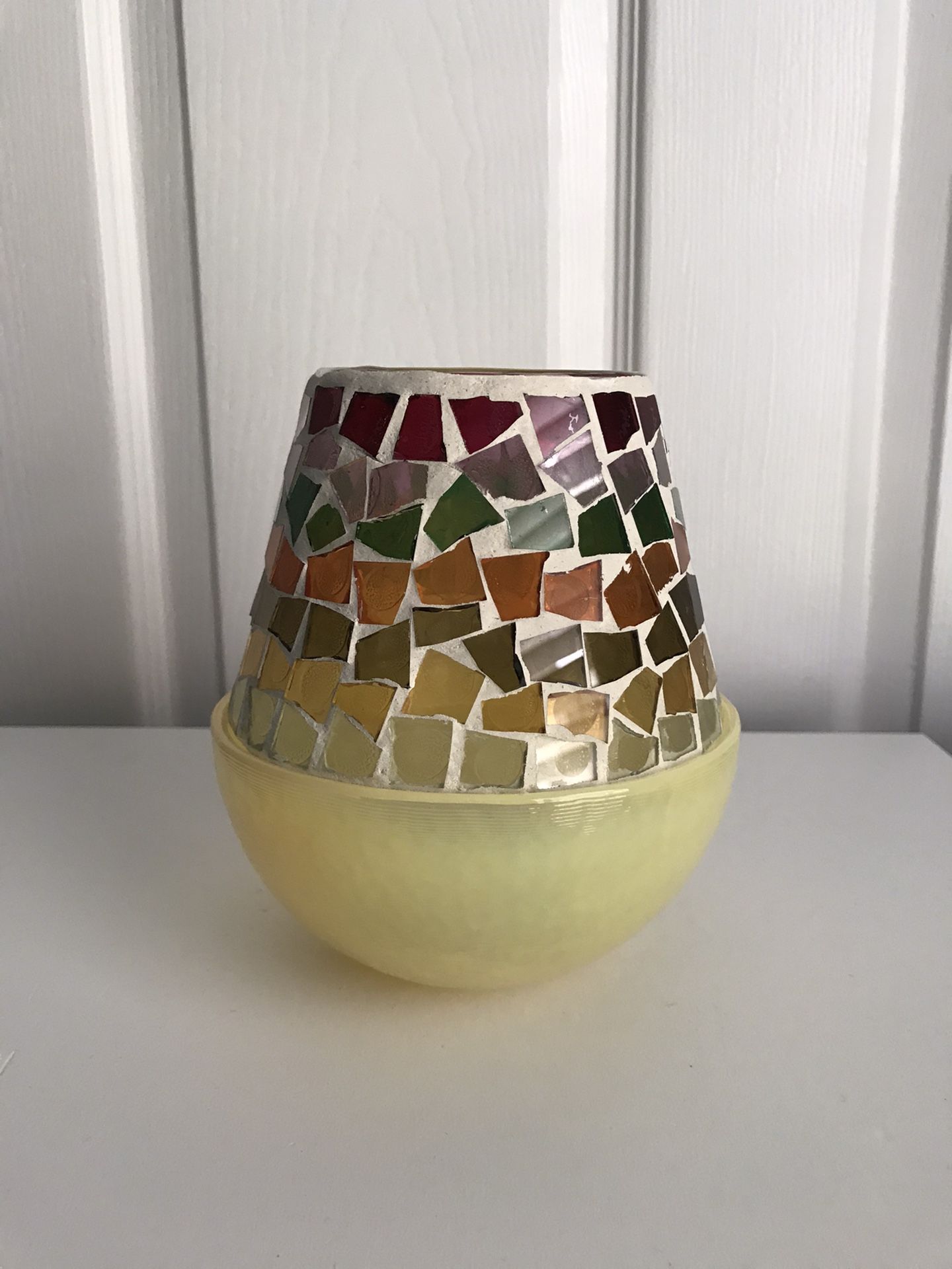 Glass Candle Holder