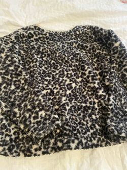 Loft leopard cheetah crewneck sweater size XS