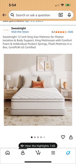 King size mattress