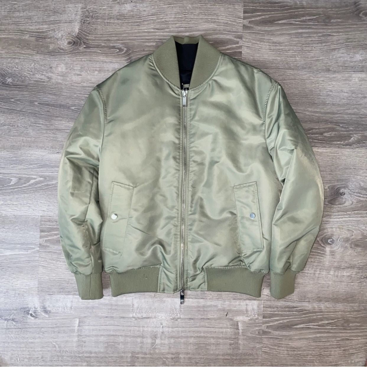 Zara Double Collar Bomber Jacket