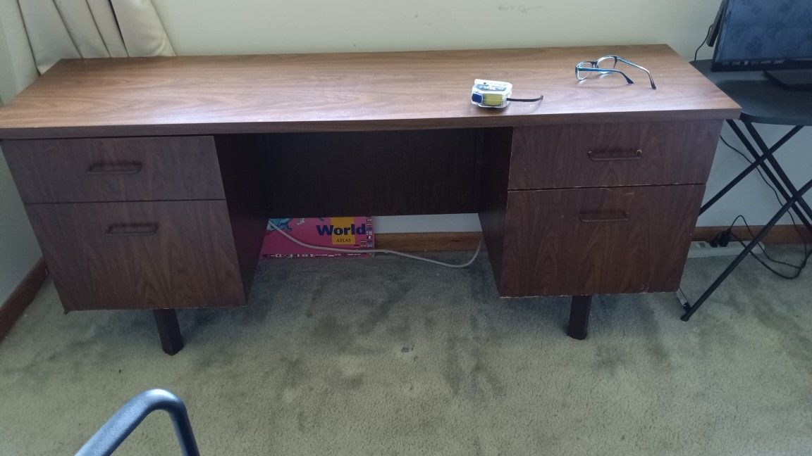 Mid-century Modern Wooden Desk