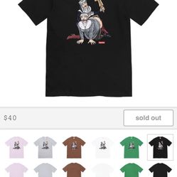 Supreme Nuns Tee And Skateboard In Hand