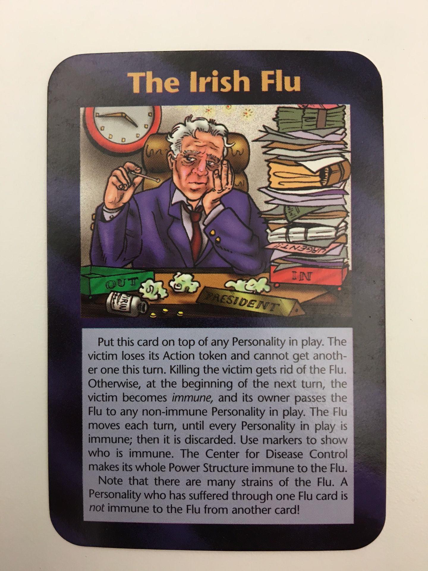 Irish Flu INWO: Illuminati New World Order Ultra Rare card